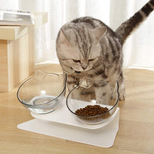 Load image into Gallery viewer, Non-slip Cat Bowl Double Pet Bowls With Raised Stand High Foot Pet Food and Water Bowls For Cats Dogs Feeders Bowl Pet Supplies
