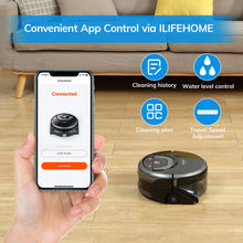 Load image into Gallery viewer, ILIFE W450 Floor Washing Robot Shinebot, 0.85L &amp;0.9L Large Water Tank, Camera Navigation, Wifi APP Control, OBS Detection System
