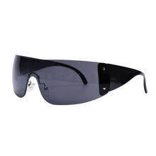 Load image into Gallery viewer, Punk One Piece Sunglasses Goggle Y2k Luxury Brand Wrap Around Sun Glasses 2000&#39;s Shades Eyewear UV400 Female Designer Eyeglasses
