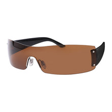 Load image into Gallery viewer, Punk One Piece Sunglasses Goggle Y2k Luxury Brand Wrap Around Sun Glasses 2000&#39;s Shades Eyewear UV400 Female Designer Eyeglasses
