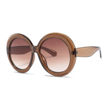 Load image into Gallery viewer, Oversized Unisex Round Sunglasses Women Fashion Retro Driving Eye Wear Luxury Men Brand Designer Green Black UV400 Oculos
