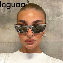 Load image into Gallery viewer, Sport Silver Sunglasses Women Goggle Y2k Mirror Sun Glasses Men Punk Shades Eyewear Unisex Outdoor Eyeglasses UV400

