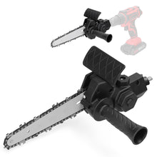 Load image into Gallery viewer, 6 Inch Electric Drill Modified To Electric Chainsaw Attachment Electric Chainsaws Accessory Modification Tool Woodworking Tool
