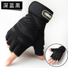 Load image into Gallery viewer, Gym Gloves Fitness Weight Lifting Gloves Body Building Training Sports Exercise Cycling Sport Workout Glove for Men Women M/L/XL
