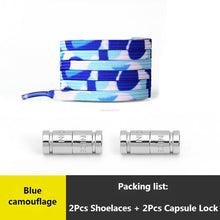 Load image into Gallery viewer, Rainbow Elastic Laces Sneaker No Tie Shoe laces New Capsule Lock Shoelaces without ties Kids Adult Quick Flat Shoelace for Shoes
