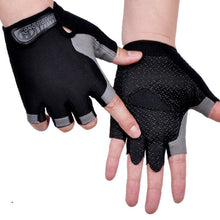 Load image into Gallery viewer, Men Women Gym Gloves Weightlifting Fitness Training Non Slip Palm Protector Breathable Fingerless Bike Bicycle Cycling Gloves

