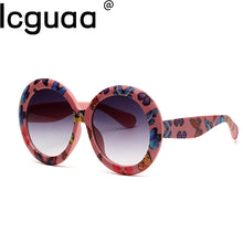 Load image into Gallery viewer, Oversized Unisex Round Sunglasses Women Fashion Retro Driving Eye Wear Luxury Men Brand Designer Green Black UV400 Oculos

