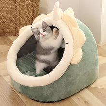 Load image into Gallery viewer, Cat Bed Warm Pet Basket Cozy Kitten Lounger Cushion Winter Cat House Tent Very Soft Small Dog Mat Bag For Washable Cave Cat Beds
