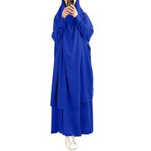 Load image into Gallery viewer, Etosell Women Hooded Muslim Hijab Dress Eid Prayer Garment Jilbab Abaya Long Khimar Full Cover Ramadan Gown Abayas Islamic Cloth
