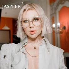 Load image into Gallery viewer, JASPER Retro Round Frame Anti Blue Light Glasses Women New Trends Optical Prescription Eyeglasses Frame Fashion Accessories
