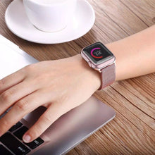 Load image into Gallery viewer, Case+strap for Apple Watch Band 45mm 44mm 40mm 41mm 38mm 42mm Stainless steel Metal magnetic Loop bracelet iwatch 8 7 6 3 4 5 se
