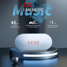 Load image into Gallery viewer, NEW QERE E20 TWS,bluetooth earphones,bluetooth 5.3, HD microphone,HIFI Headphones,13mm Driver,68ms Low Latency,4 Mics+ENC HD Cal
