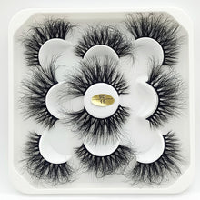 Load image into Gallery viewer, New 5Pairs 15-25mm 3D Mink Lashes Natural False Eyelashes,Extension eyelashes
