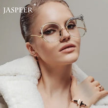 Load image into Gallery viewer, JASPER Retro Round Frame Anti Blue Light Glasses Women New Trends Optical Prescription Eyeglasses Frame Fashion Accessories
