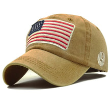 Load image into Gallery viewer, Flag Embroidery Hat Thin Blue Line Flag Tactical Hats men army cap Outdoor Sport Cycling Running hiking Hats
