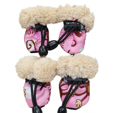 Load image into Gallery viewer, 4pcs Waterproof Pet Dog Shoes Anti-slip Rain Snow Boot Footwear Thick Warm For Small Cats Dogs Puppy Dog Socks Booties
