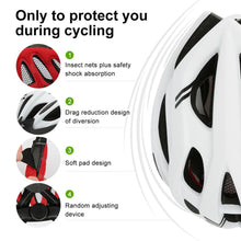 Load image into Gallery viewer, Ultralight Cycling Safety Helmet Outdoor Motorcycle Bicycle Taillight Helmet Mountain Road Bike Helmet Hard Hat Cycling Equipmenr

