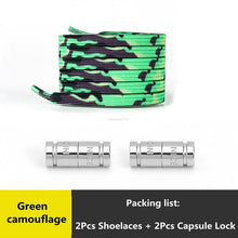 Load image into Gallery viewer, Rainbow Elastic Laces Sneaker No Tie Shoe laces New Capsule Lock Shoelaces without ties Kids Adult Quick Flat Shoelace for Shoes
