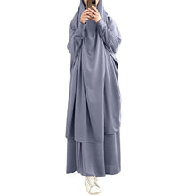 Load image into Gallery viewer, Etosell Women Hooded Muslim Hijab Dress Eid Prayer Garment Jilbab Abaya Long Khimar Full Cover Ramadan Gown Abayas Islamic Cloth
