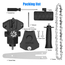 Load image into Gallery viewer, 6 Inch Electric Drill Modified To Electric Chainsaw Attachment Electric Chainsaws Accessory Modification Tool Woodworking Tool
