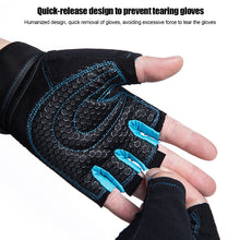 Load image into Gallery viewer, Gym Gloves Fitness Weight Lifting Gloves Body Building Training Sports Exercise Cycling Sport Workout Glove for Men Women M/L/XL
