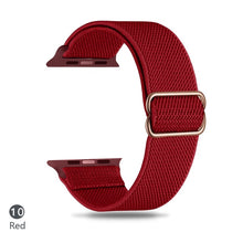 Load image into Gallery viewer, Nylon Strap for Apple watch band 44mm 40mm 38mm 42mm ultra 49mm SOLO LOOP bracelet correa iwatch series 7 SE 6 5 4 8 45mm 41mm
