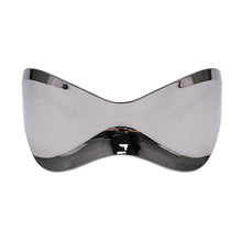 Load image into Gallery viewer, Oversized Punk Y2K Sunglasses Goggle New Women Men Sport Silver Futuristic Sun Glasses Female Rimless Eyeglasses De Sol Oculos
