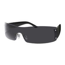 Load image into Gallery viewer, Punk One Piece Sunglasses Goggle Y2k Luxury Brand Wrap Around Sun Glasses 2000&#39;s Shades Eyewear UV400 Female Designer Eyeglasses
