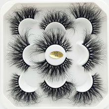 Load image into Gallery viewer, New 5Pairs 15-25mm 3D Mink Lashes Natural False Eyelashes,Extension eyelashes
