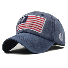 Load image into Gallery viewer, Flag Embroidery Hat Thin Blue Line Flag Tactical Hats men army cap Outdoor Sport Cycling Running hiking Hats
