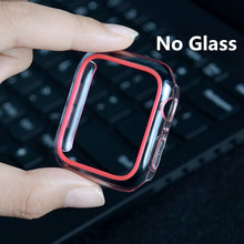 Load image into Gallery viewer, Luminous Cover for Apple Watch Case 45mm 41mm 38mm 42mm 40mm 44mm Hard PC Bumper Protective Frame iWatch 8 7 6 5 3 SE Accessorie
