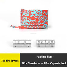 Load image into Gallery viewer, Rainbow Elastic Laces Sneaker No Tie Shoe laces New Capsule Lock Shoelaces without ties Kids Adult Quick Flat Shoelace for Shoes
