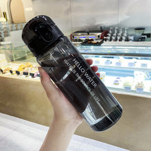 Load image into Gallery viewer, Water Bottle Sport for Adults and Children, Men Women Transparent Water Bottle Made of Edible-grade Plastic.
