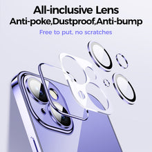 Load image into Gallery viewer, Joyroom Plating Phone Case For iPhone 14 13 12 Pro Max Soft TPU Clear Case Shockproof with Lens film Full Protection
