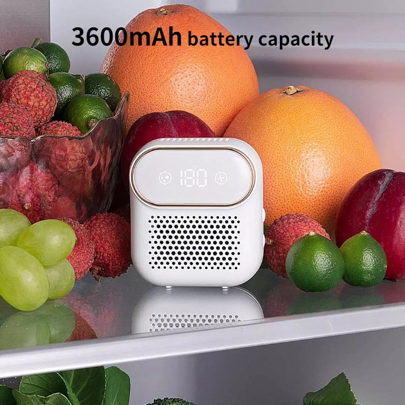 Refrigerator Deodorizing Sterilizer Household Kitchen Ozone Generator Air Purifier Keeping Fresh Rechargeable Deodorant