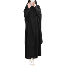Load image into Gallery viewer, Etosell Women Hooded Muslim Hijab Dress Eid Prayer Garment Jilbab Abaya Long Khimar Full Cover Ramadan Gown Abayas Islamic Cloth
