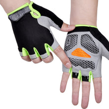 Load image into Gallery viewer, Men Women Gym Gloves Weightlifting Fitness Training Non Slip Palm Protector Breathable Fingerless Bike Bicycle Cycling Gloves

