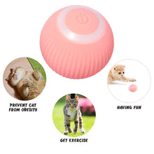 Load image into Gallery viewer, Electric Cat Ball Toys Automatic Rolling Smart Cat Toys for Cats Training Self-moving Kitten Toys for Indoor Interactive Toys
