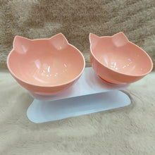 Load image into Gallery viewer, Non-slip Cat Bowl Double Pet Bowls With Raised Stand High Foot Pet Food and Water Bowls For Cats Dogs Feeders Bowl Pet Supplies

