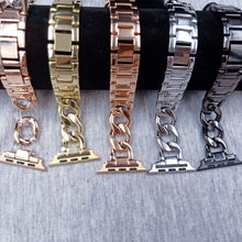 Load image into Gallery viewer, Stainless Steel Strap for Apple Watch 6 4 Se 7 Band 44mm 42mm 45mm 38/41 for Apple Watch Series 5 40mm Strap Band Bracelet Belt
