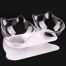 Load image into Gallery viewer, Non-slip Cat Bowl Double Pet Bowls With Raised Stand High Foot Pet Food and Water Bowls For Cats Dogs Feeders Bowl Pet Supplies
