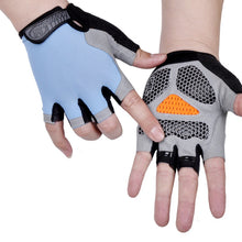 Load image into Gallery viewer, Men Women Gym Gloves Weightlifting Fitness Training Non Slip Palm Protector Breathable Fingerless Bike Bicycle Cycling Gloves
