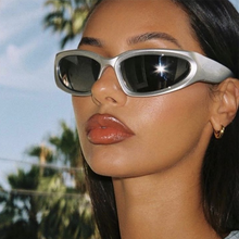 Load image into Gallery viewer, Classic Sunglasses Women Eyeglasses Sports Sun Glasses Men Goggle Shades Mirror Y2K Eyewear Kardashan UV400
