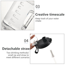 Load image into Gallery viewer, BPA FREE Gallon Sport Bottle Big Capacity Tritan Water Bottle Kettle Drink Bottles Outdoor Fitness Space Cup 2500ML 2.2 Liter
