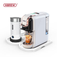 Load image into Gallery viewer, HiBREW Multiple Capsule Coffee Machine, Hot/Cold Dolce Gusto Milk Nespresso Capsule ESE Pod Ground Coffee Cafeteria 19Bar 5 in 1
