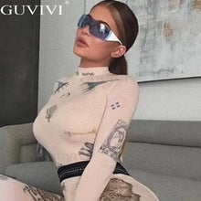 Load image into Gallery viewer, Punk One Piece Sunglasses Goggle Y2k Luxury Brand Wrap Around Sun Glasses 2000&#39;s Shades Eyewear UV400 Female Designer Eyeglasses
