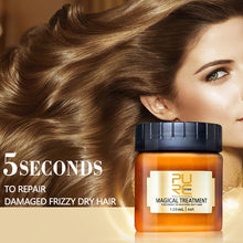 Load image into Gallery viewer, 60/120ml  Original PURC keratin Hair Mask Magical keratin Hair Treatment Cream 5 Seconds Repairs Damage Hair

