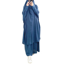 Load image into Gallery viewer, Etosell Women Hooded Muslim Hijab Dress Eid Prayer Garment Jilbab Abaya Long Khimar Full Cover Ramadan Gown Abayas Islamic Cloth

