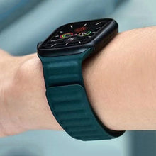 Load image into Gallery viewer, Leather Strap for Apple Watch Band 45mm 41mm 44mm 40mm Original Magnetic Loop Link Bracelet iWatch Ultar 8 7 6 SE 5 4 3 42mm
