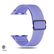 Load image into Gallery viewer, Nylon Strap for Apple watch band 44mm 40mm 38mm 42mm ultra 49mm SOLO LOOP bracelet correa iwatch series 7 SE 6 5 4 8 45mm 41mm
